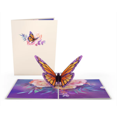 Monarch Butterfly Pop Up Card Set Of 2